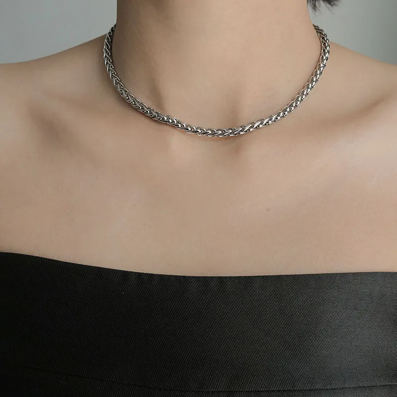 GLITTER STELLA Copper Plain Chain Unisex-10