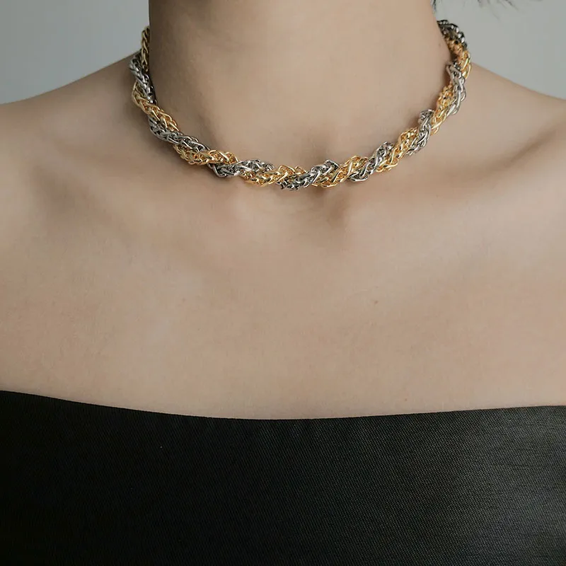 GLITTER STELLA Copper Plain Chain Unisex-5