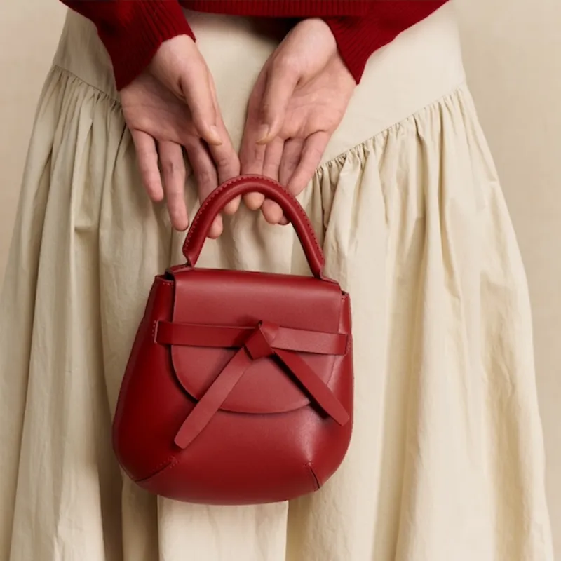 THE YELLOW SHOP Handbags Red-2