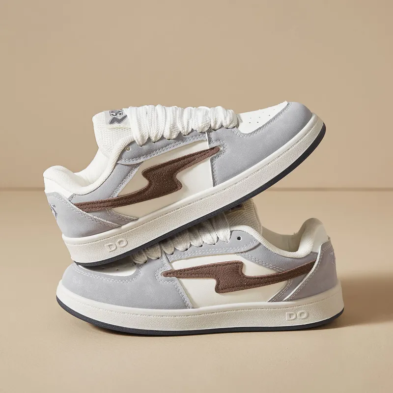 VICTORIA&VERA Skateboard Shoes Women's Low Top White Blue Fleece Lined-11