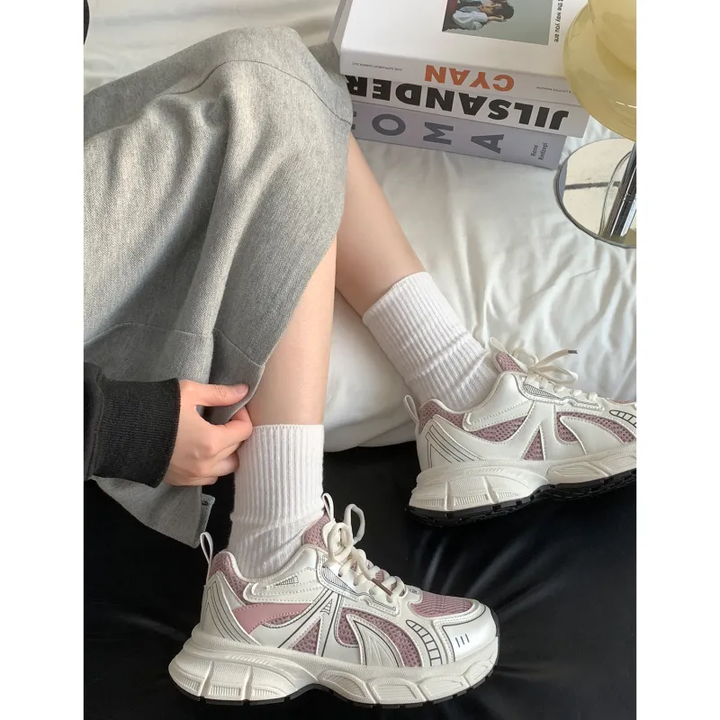 VICTORIA&VERA Low Top Chunky Sneakers Women's-14