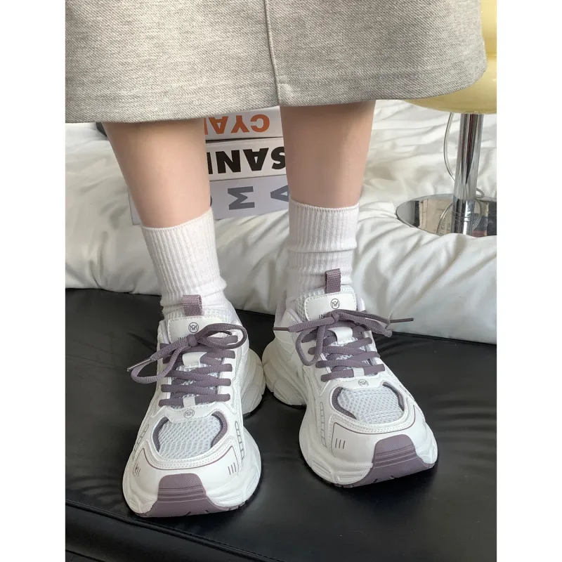 VICTORIA&VERA Low Top Chunky Sneakers Women's-18
