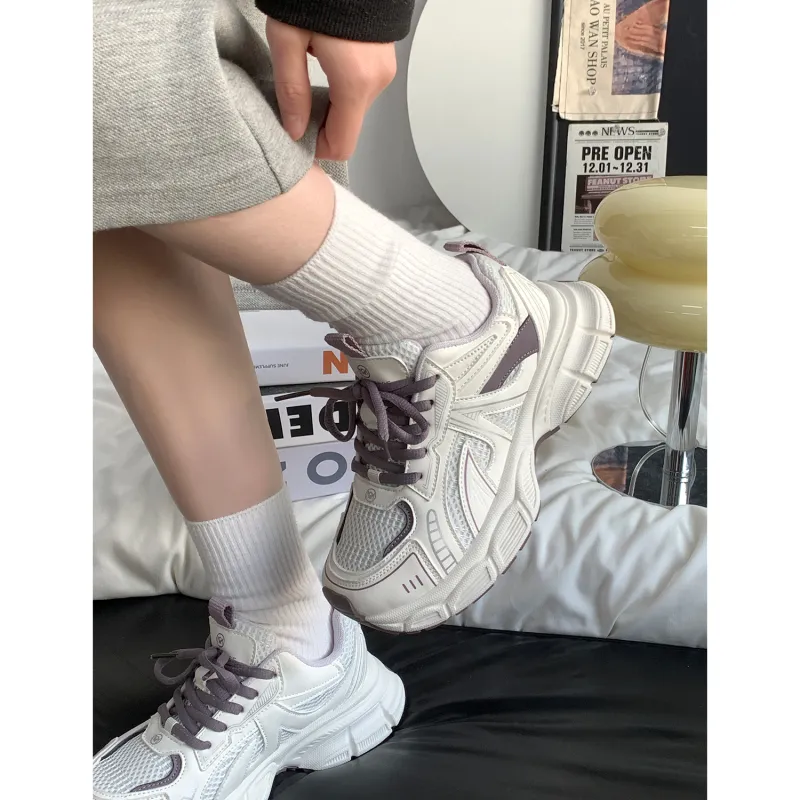 VICTORIA&VERA Low Top Chunky Sneakers Women's-17