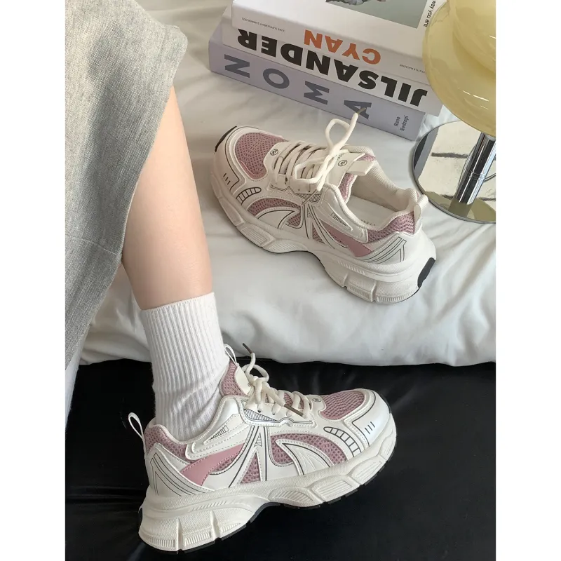 VICTORIA&VERA Low Top Chunky Sneakers Women's-11