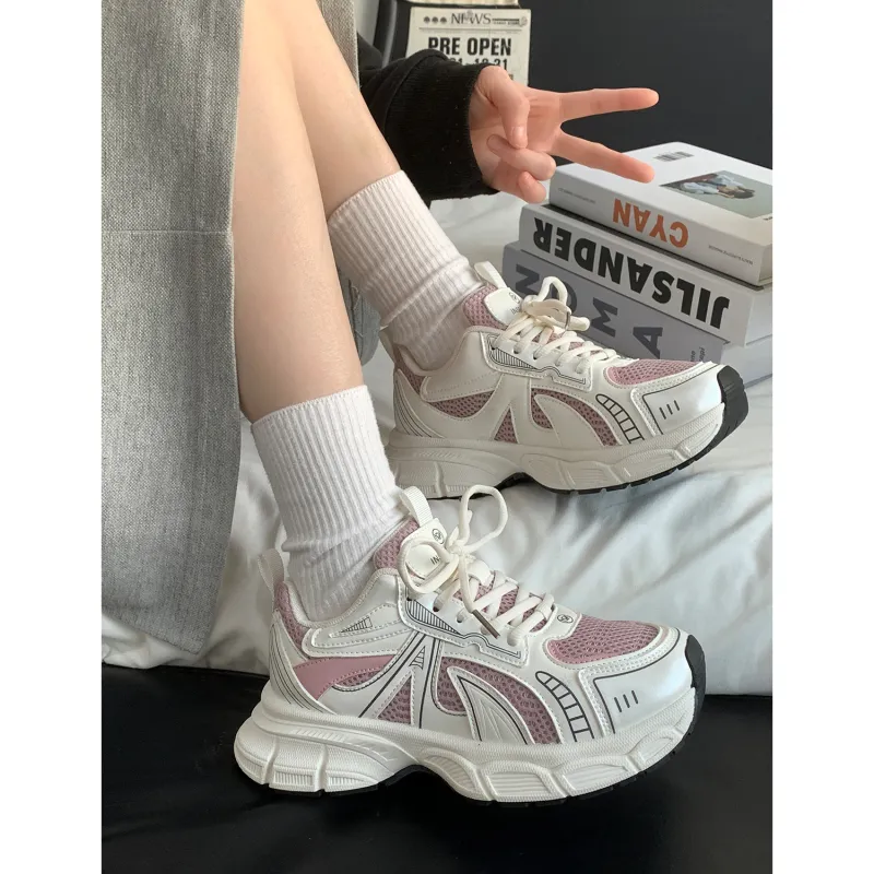 VICTORIA&VERA Low Top Chunky Sneakers Women's-13