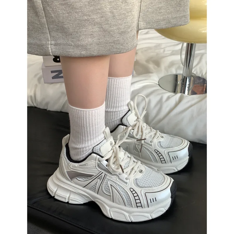 VICTORIA&VERA Low Top Chunky Sneakers Women's-3