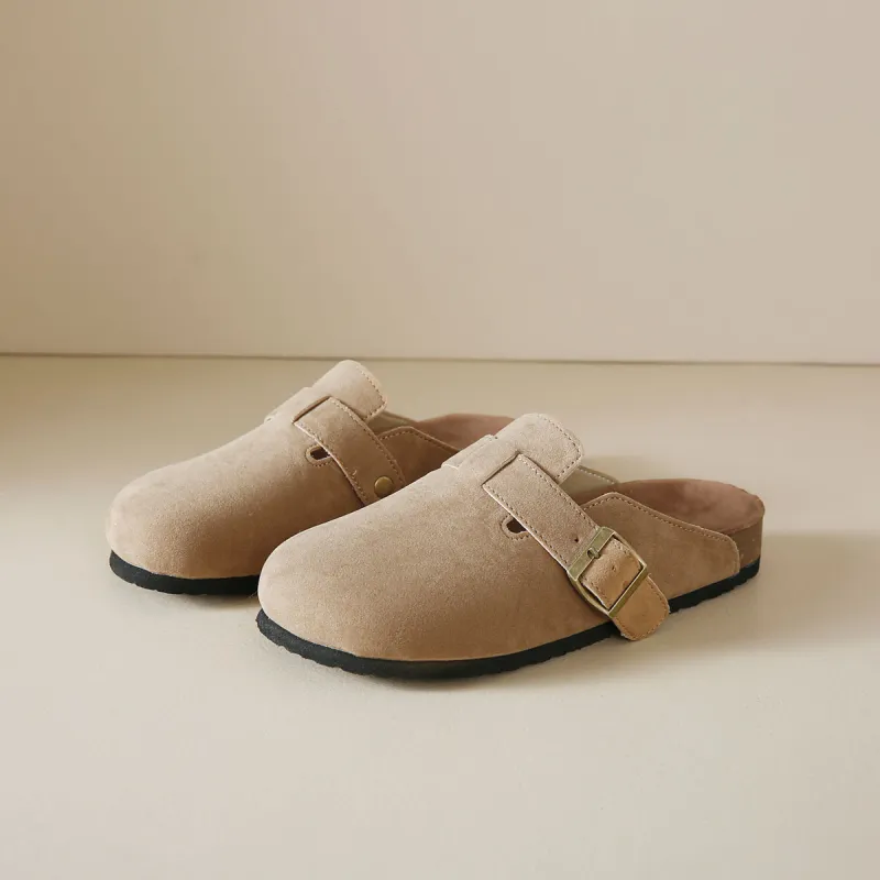 VICTORIA&VERA Rubber Stitching Slip Resistant, Lightweight, And Breathable Wrap toe Slippers Women's-21