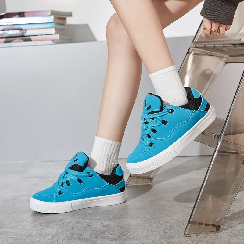 SHUXIAOBEI Balance Breathable Height Increasing Low Top Skateboard Shoes Women's-27