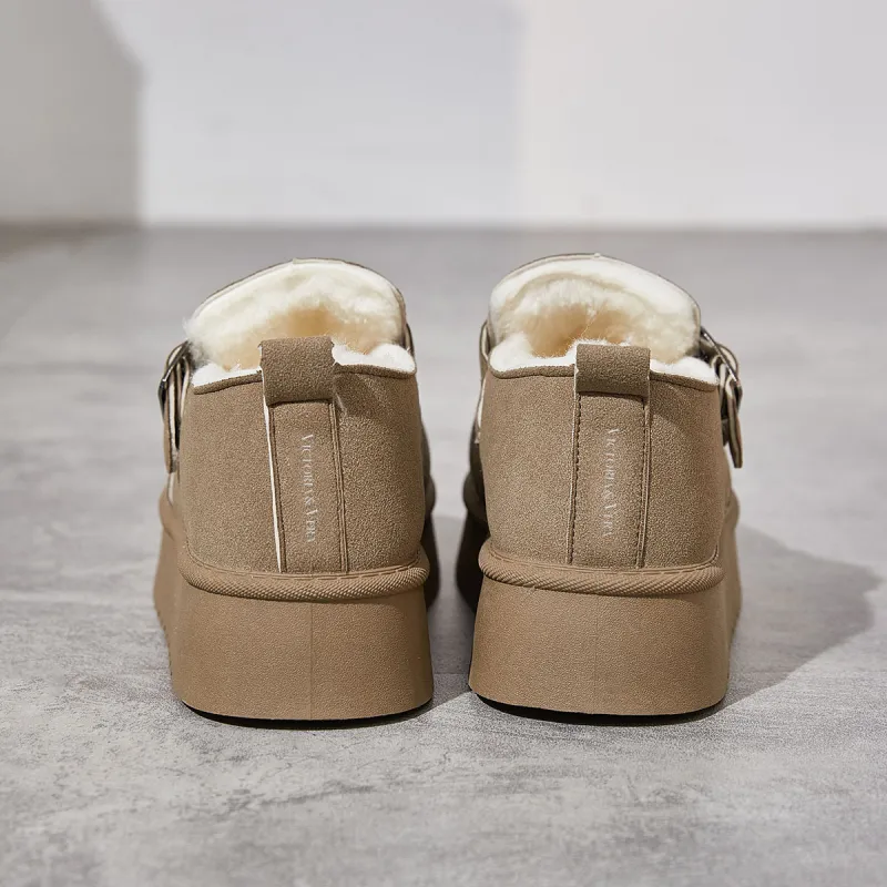 VICTORIA&VERA Warm Ankle Length Snow Boots Women's-1