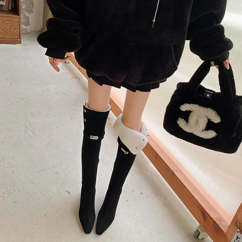 Bai Shiting Over-the-knee Boots 5cm Women's-2