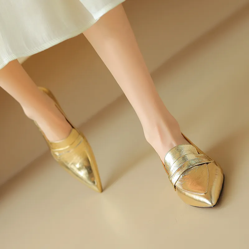 Bai Shiting Loafers 2.5cm Women's-3