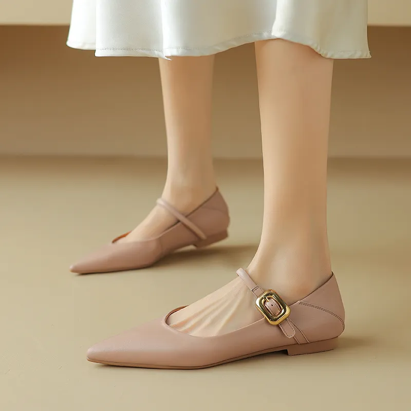 Bai Shiting Casual Single Shoes 1cm Women's-8
