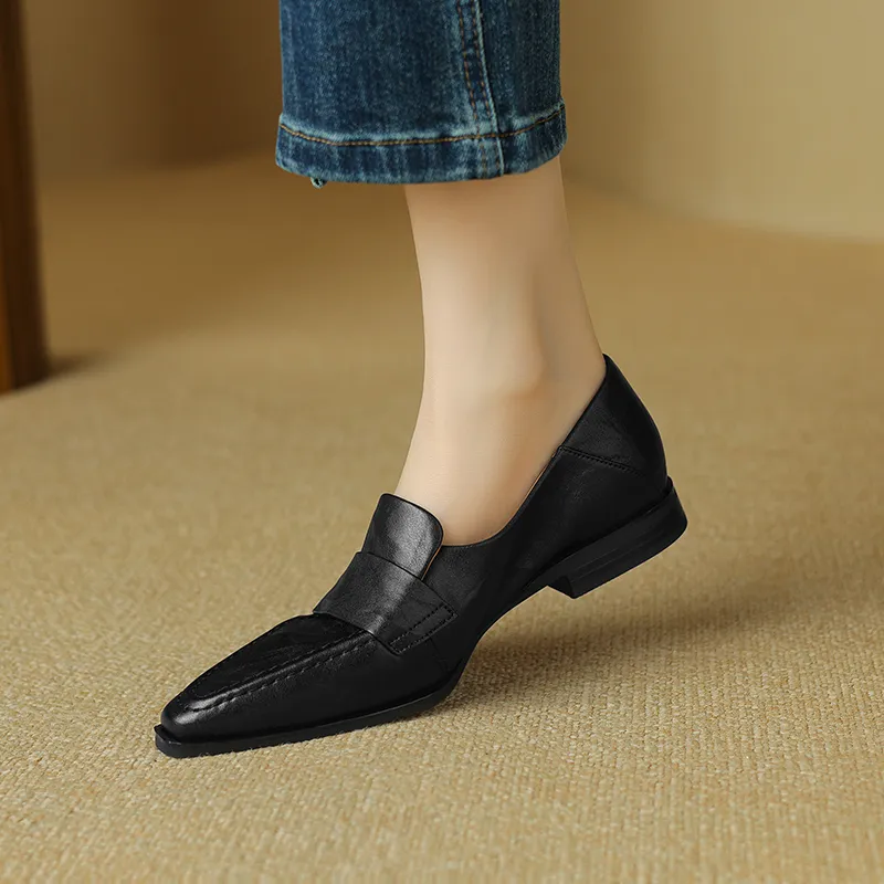 Bai Shiting Loafers 2cm Women's-3