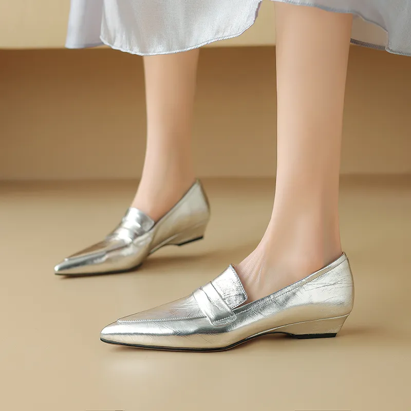 Bai Shiting Loafers 2.5cm Women's-7