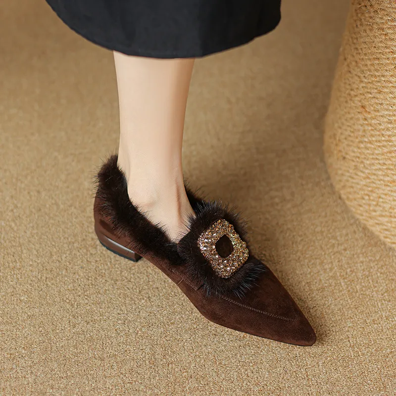 Bai Shiting Loafers 2cm Women's-3
