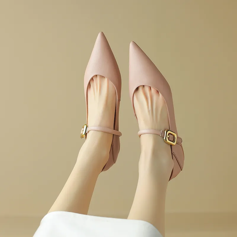 Bai Shiting Casual Single Shoes 1cm Women's-7