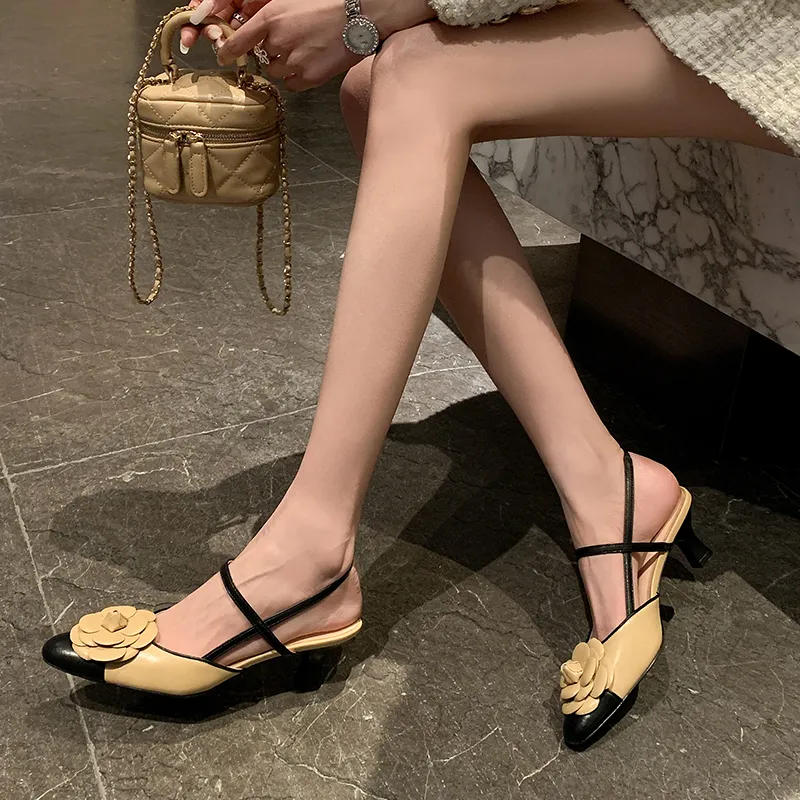 Bai Shiting Slim Heel High Heels 5.5cm Women's-6