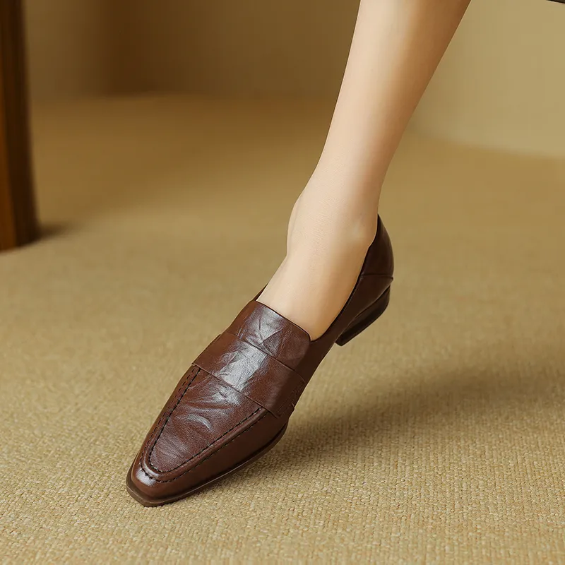 Bai Shiting Loafers 2cm Women's-7