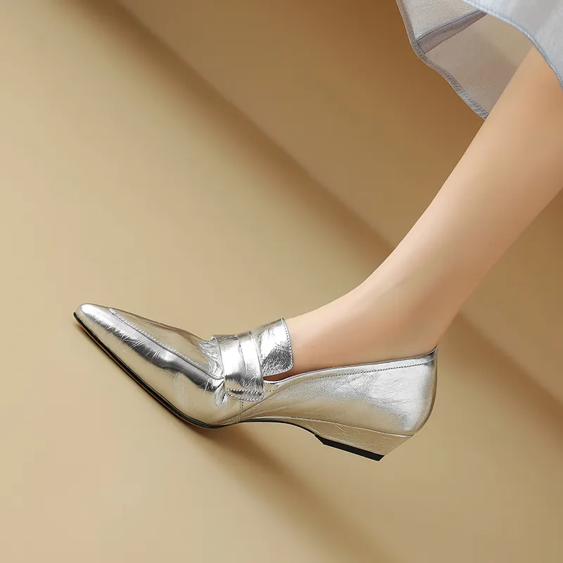 Bai Shiting Loafers 2.5cm Women's-9
