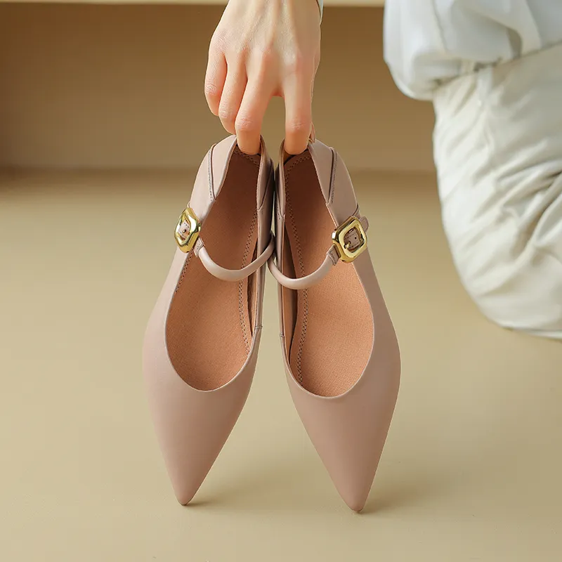 Bai Shiting Casual Single Shoes 1cm Women's-6