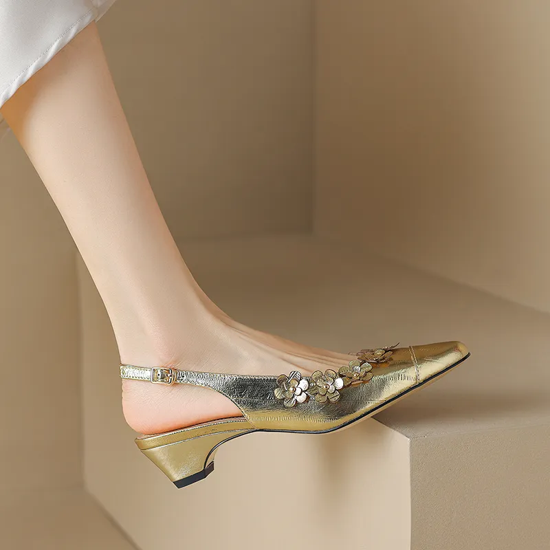 Bai Shiting High Heels 3.5cm Women's-3