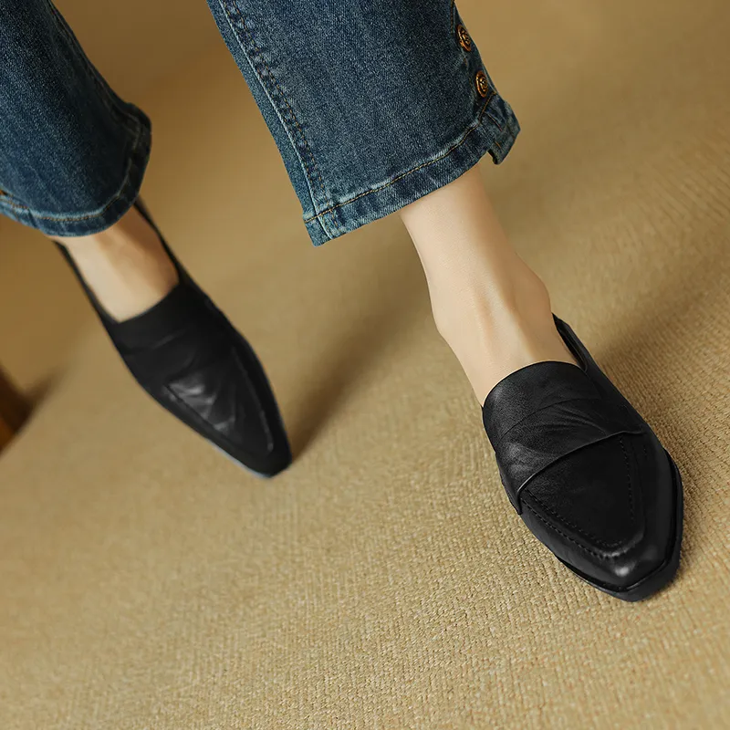 Bai Shiting Loafers 2cm Women's-2