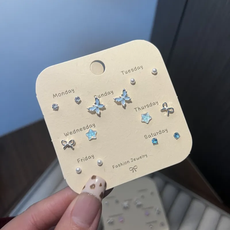 AEMC Alloy Stud Earrings Unisex-1