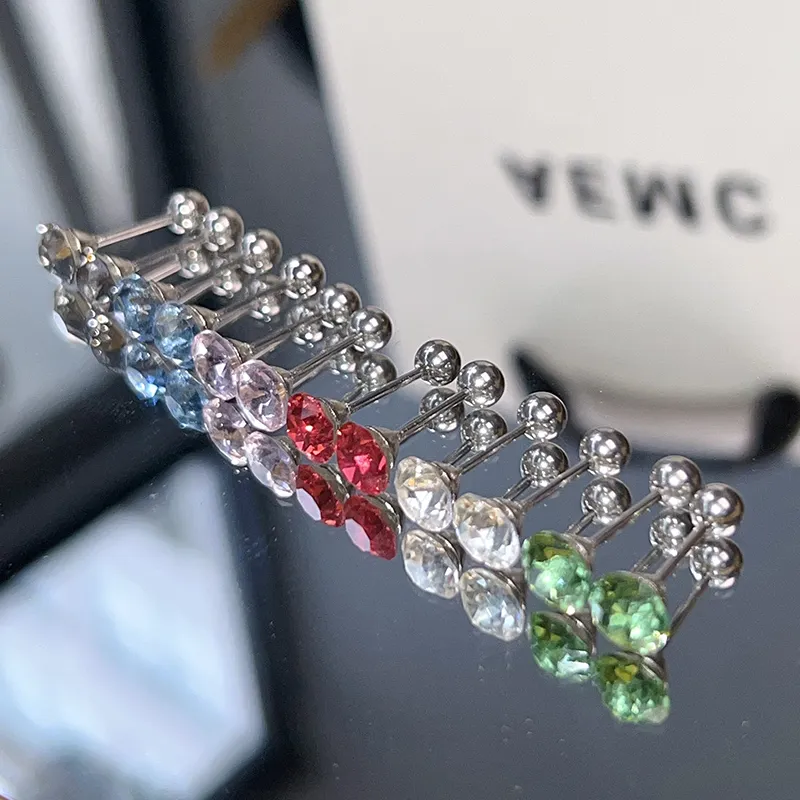 AEMC Alloy Stud Earrings Unisex-4