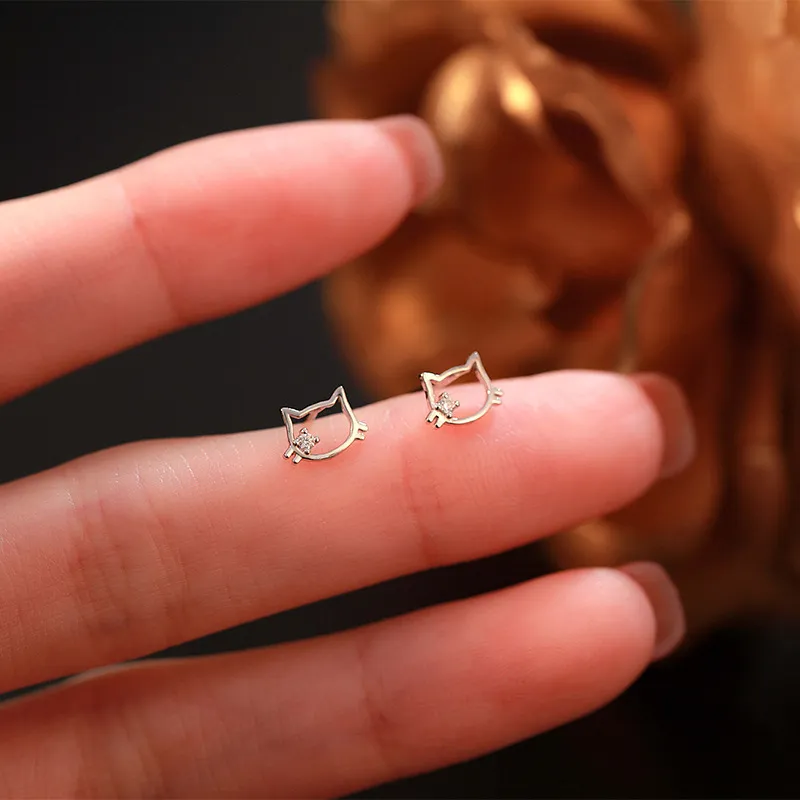 AEMC Alloy Stud Earrings Unisex-4