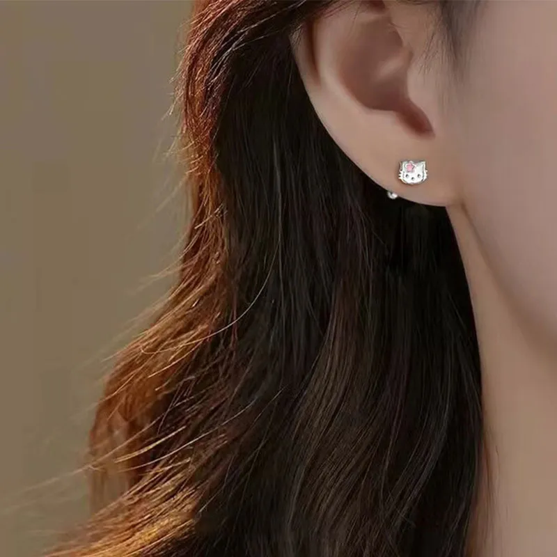 AEMC Sterling Silver Stud Earrings Unisex-1