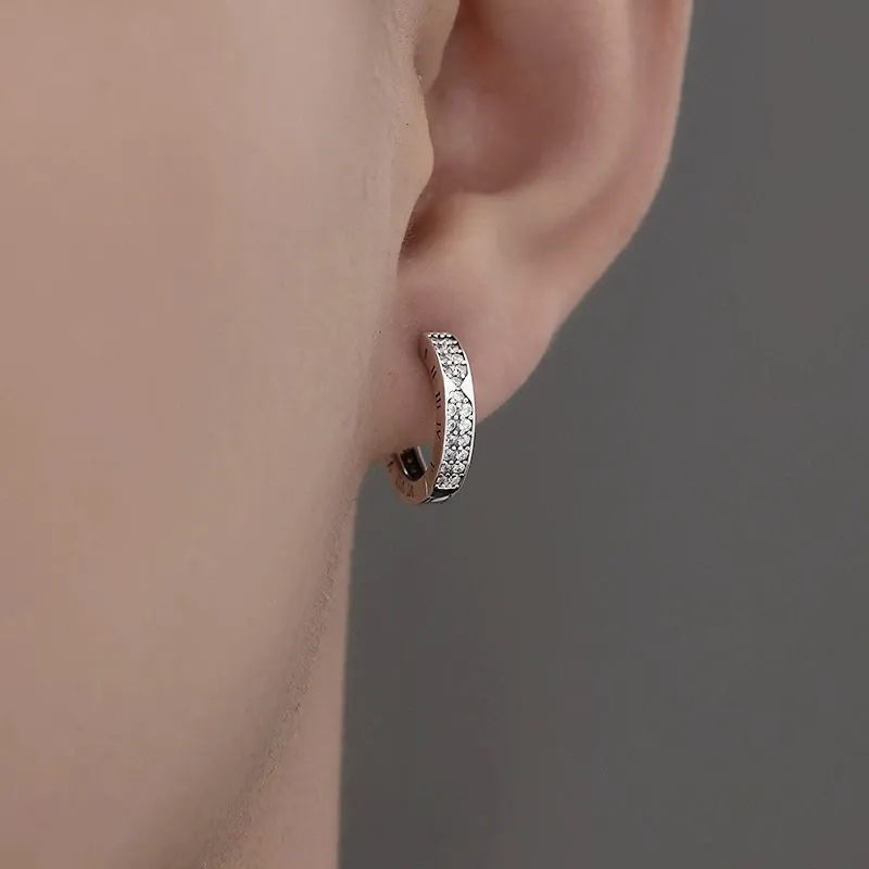 AEMC S925 Silver Earrings Unisex-3