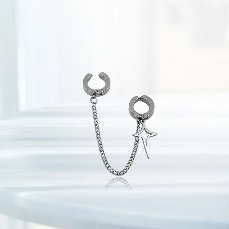 AEMC Alloy Clip On Earrings Unisex-7