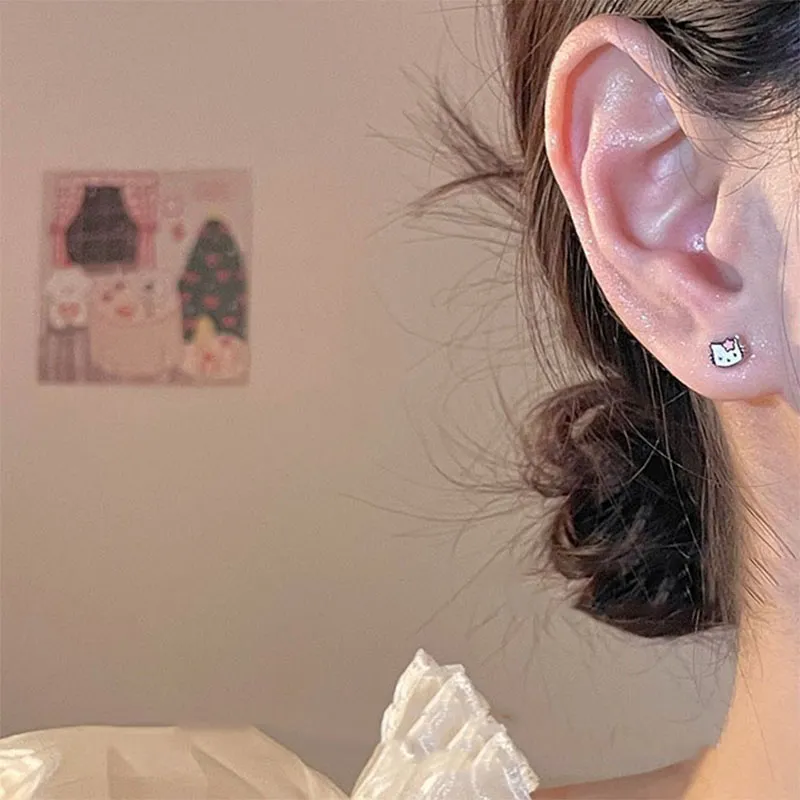AEMC Alloy Stud Earrings Unisex-3