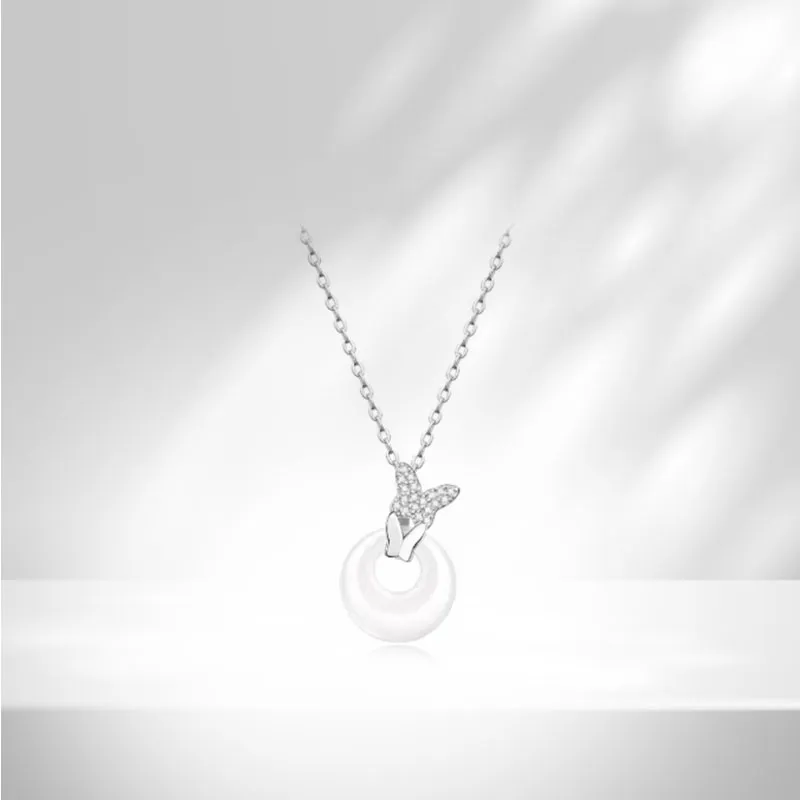 AEMC Colored Glaze Jade Necklaces Unisex-3