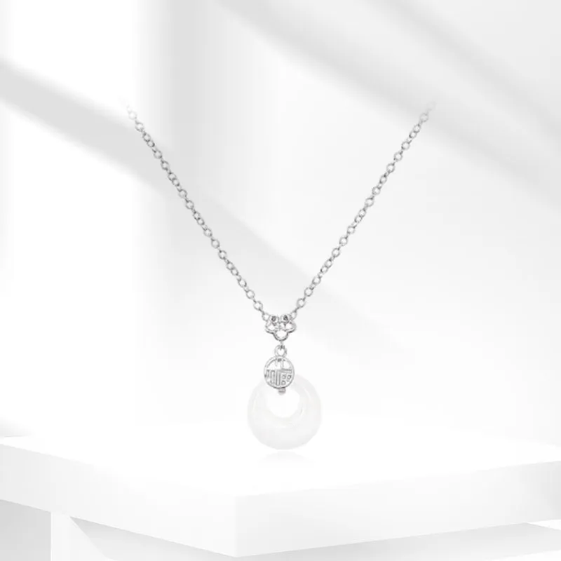 AEMC Colored Glaze Jade Necklaces Unisex-7