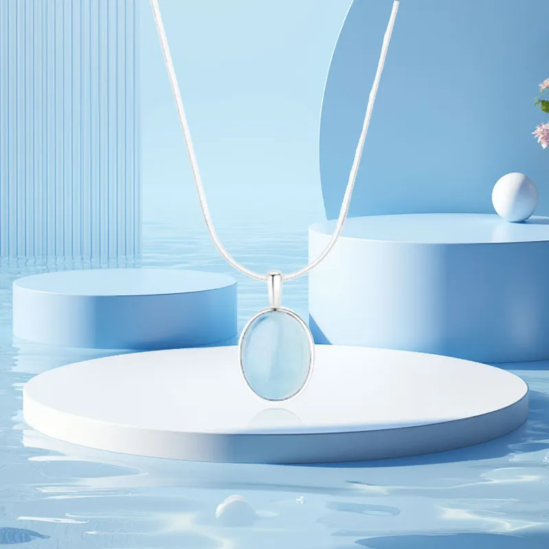 AEMC Colored Glaze Jade Necklaces Unisex-4