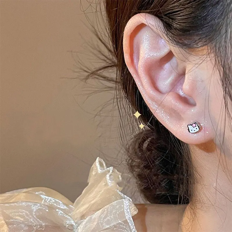 AEMC Alloy Stud Earrings Unisex-2