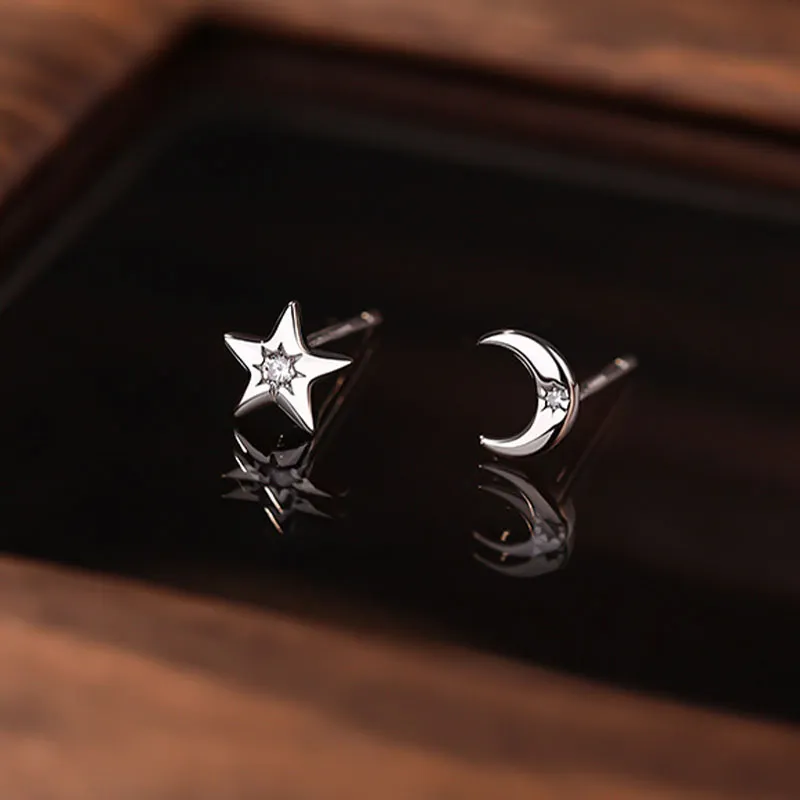 AEMC 999 Fine Silver Stud Earrings Unisex-1