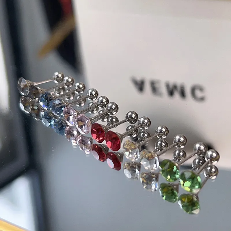 AEMC Alloy Stud Earrings Unisex-31