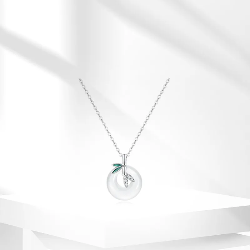AEMC Colored Glaze Jade Necklaces Unisex-5