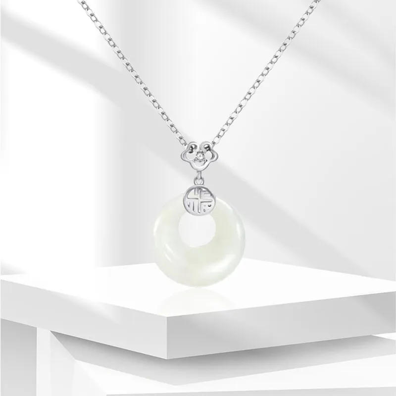 AEMC Colored Glaze Jade Necklaces Unisex-3