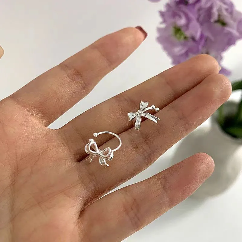 AEMC Alloy Clip On Earrings Unisex-2