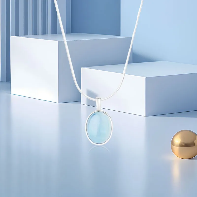 AEMC Colored Glaze Jade Necklaces Unisex-2