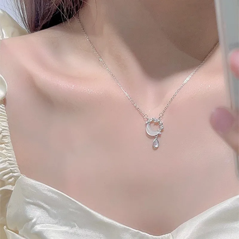 AEMC Colored Glaze Jade Necklaces Unisex-5