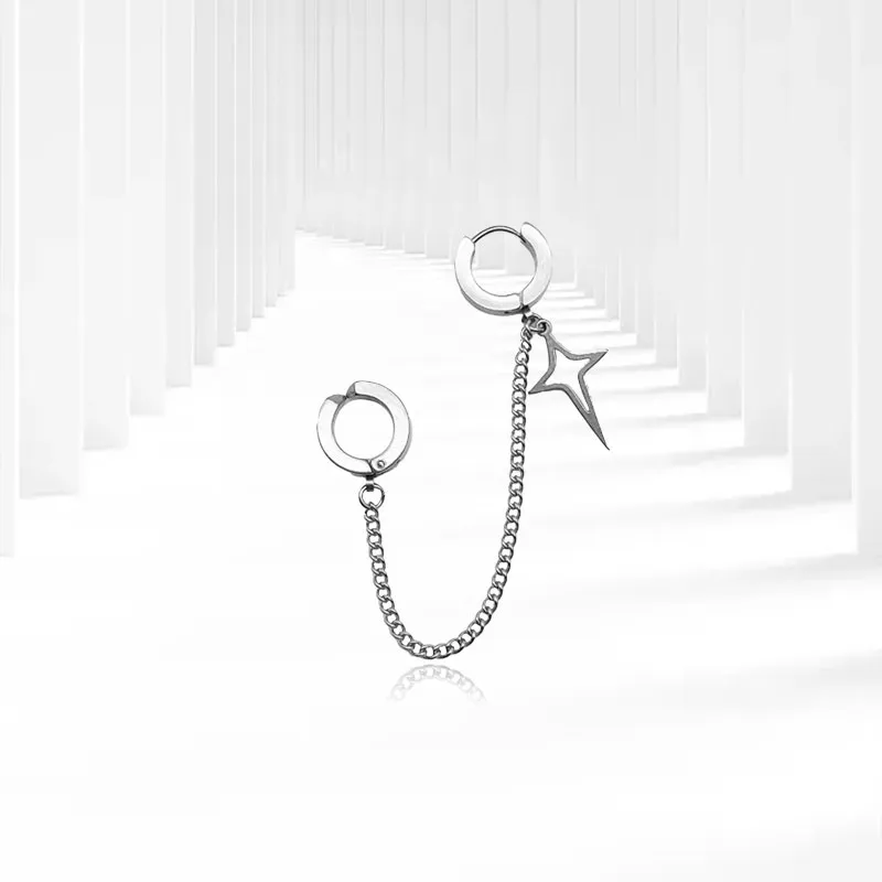 AEMC Alloy Clip On Earrings Unisex-2