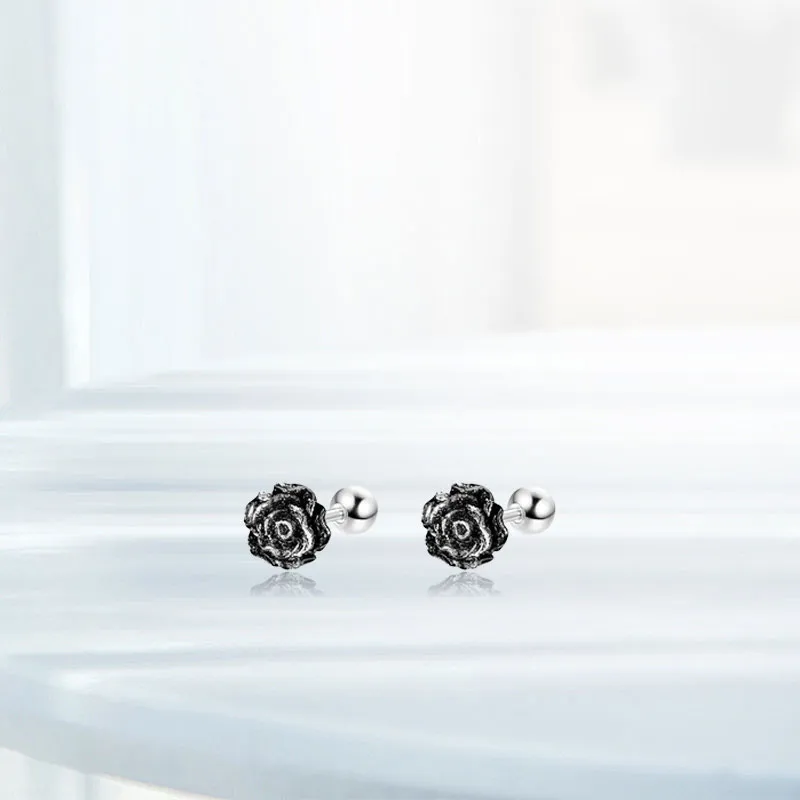 AEMC Titanium Steel Stud Earrings Unisex-10