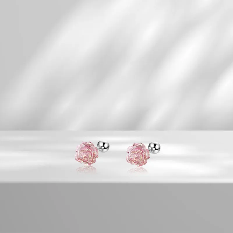 AEMC Titanium Steel Stud Earrings Unisex-31