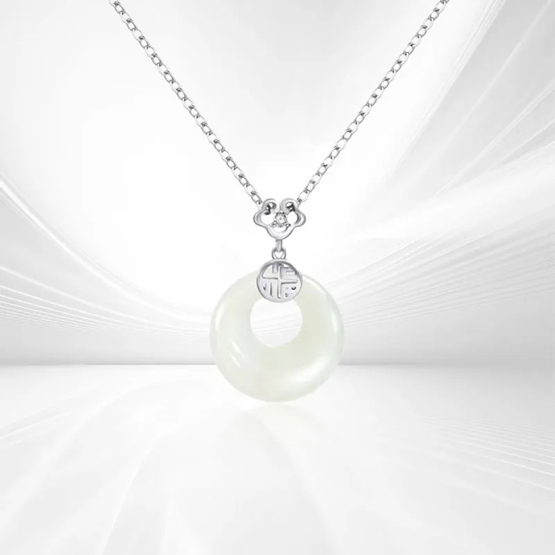 AEMC Colored Glaze Jade Necklaces Unisex-4