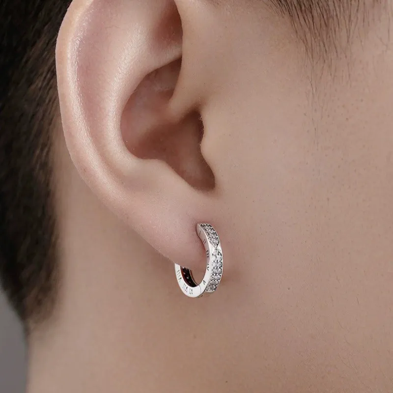 AEMC S925 Silver Earrings Unisex-5