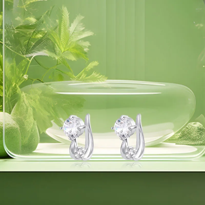 AEMC Alloy Clip On Earrings Unisex-2